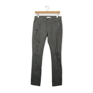 James Jeans Neo Beau Jeans 26 Stonehenge Gray Destroyed Slim Fit Denim Casual